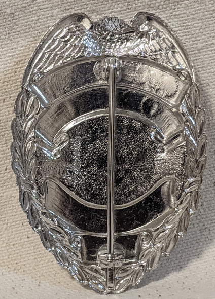 Vintage 1970s-80s Poquoson VA Police Patrolman Badge by Blackinton