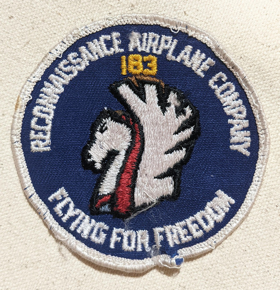 Vietnam War Period US Army 183rd Recon Airplane Co Pocket Patch