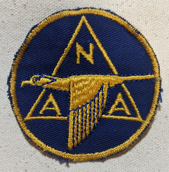Rare Ca Late 1930s - 1940s NAA North American Aviation Factory Worker / Aviator Patch