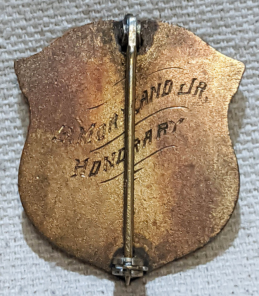 Beautiful 1930s-1940s Nassau Co NY Superior Police Officers Benevolent Assoc member Badge