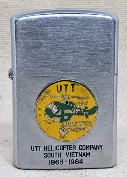Ext Rare Ca 1963-64 US Army UTT Helicopter Co So Vietnam Lighter by Penguin