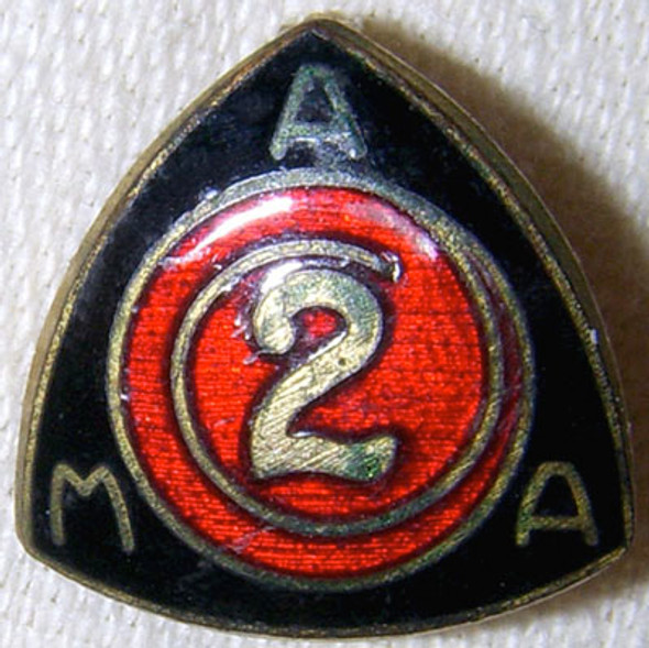 1940s American Motorcyclist Association (AMA) 2 Year Member Pin