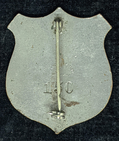 Great 1930s Custom Die US Dept of Labor Employment Service Badge #150