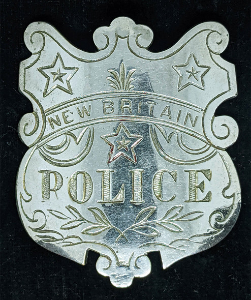 Great Old 1870's - 1880's First Issue New Britain Connecticut Police Badge