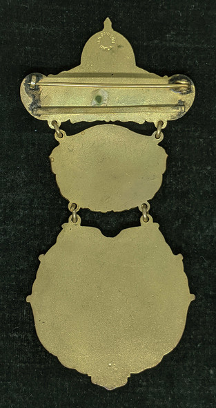 Beautiful 1904 GAR 38th National Encampment Boston MA Representative Badge No Ribbon