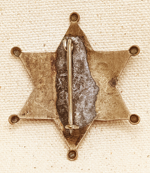 Nice Old WWI era CRI & P Chicago Rock Island & Pacific Railway Special Police Badge in Coin Silver