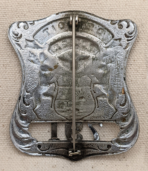 Great Old 1930s Detroit Michigan Police Badge