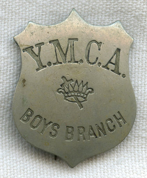 1880s-1890s Youth Men's Christian Association (YMCA) Boys Branch Badge