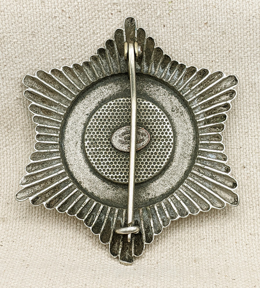 Beautiful LARGE 1910s 2nd Issue Dallas Police  6 p Starburst Badge #91 by C.G. Braxmar