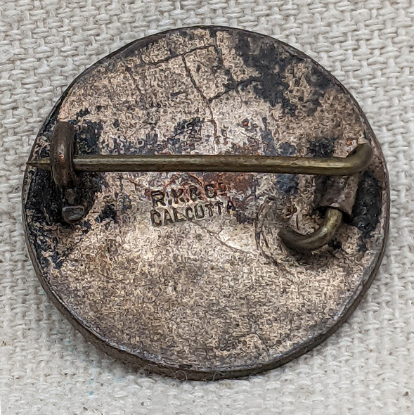 Beautiful WWII Indian Made United State Air Force 10th Air Force Patch Type DI w/Calcutta Maker Mark