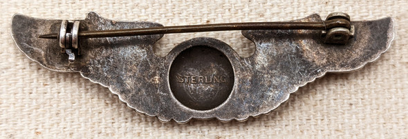 Rare WWII USAAF Navigator Wing Shirt Size in the Bell Pattern Only one we've had