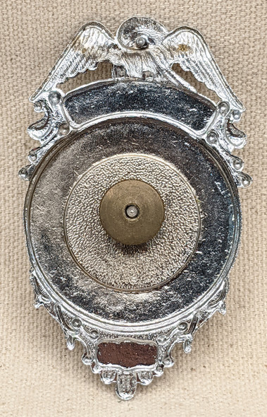 Rare Early 1960s NASA Goddard Space Flight Center Guard Hat Badge #111 in Exc Condition