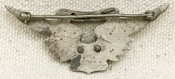 Nice "Salty" WWII USN Air Crew Wing in Sterling by Amico.