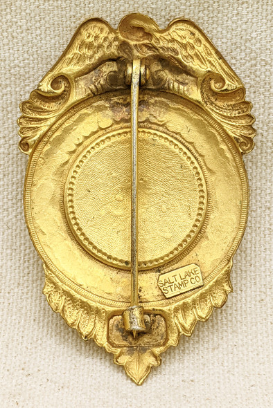 Wonderful Ca 1905 - 1910 Mesa County Colorado Undersheriff Badge By Salt Lake Stamp