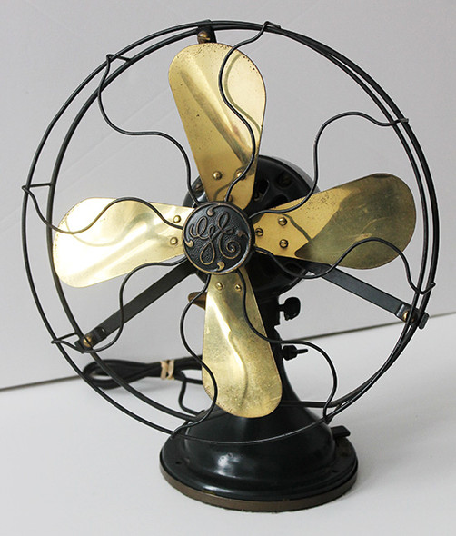 Great, Old 1920's General Electric Original Brass Fan with New Cord