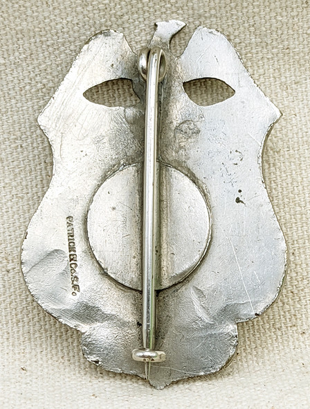 Great Old 1910s-20s San Francisco Registrar Deputy Badge by Patrick & Co #19