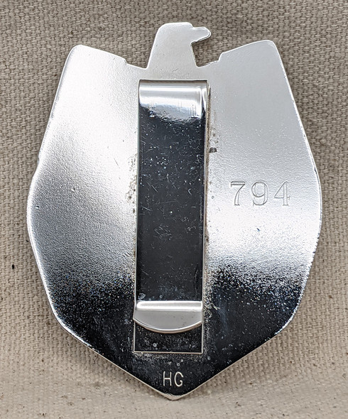 Rare 1980s-90s US Dept of Justice Federal Prison System #'d Officer Badge