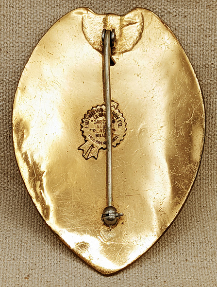 Beautiful Late 1960s Tehachapi CA POLICE AGENT Badge by Entenmann-Rovin