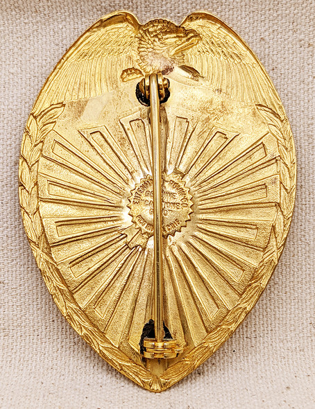 Nice Early 1970s Fillmore CA Police Sergeant Badge #1 by Entenmann-Rovin