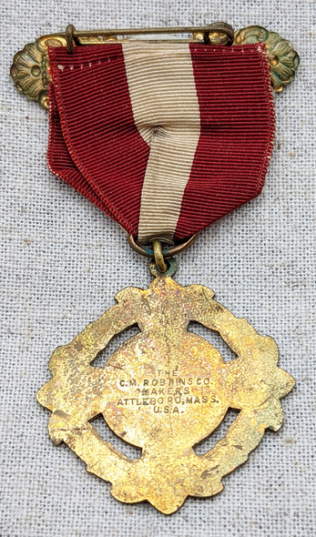 Unique 1907 UCV Reunion Richmond VA Ribboned Badge