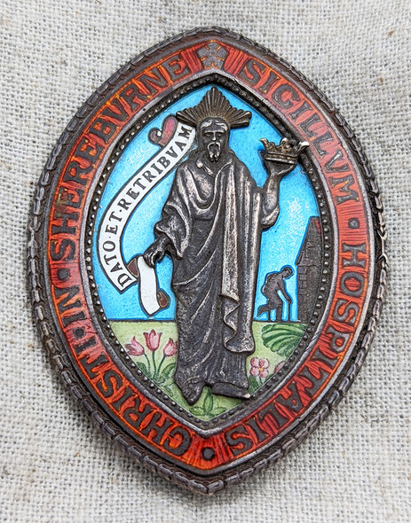 Stunning Huge Early 1930s UK State Registered Nurse Badge from Sherburn House Charity (Hospital)