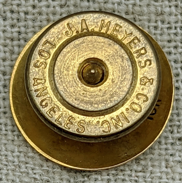 Ca 1950 10K Gold Lockheed Aircraft 15 Year Service Pin by J.A. Meyers