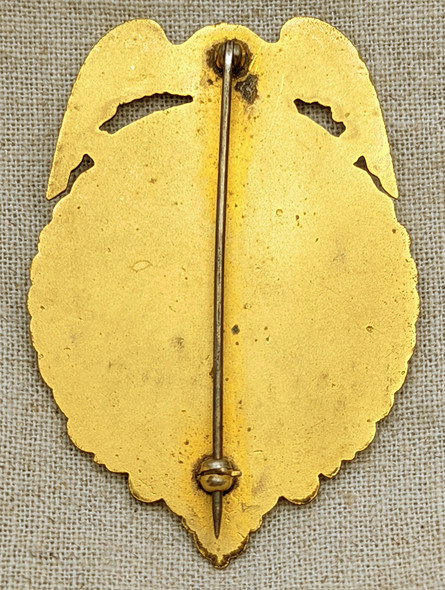 Beautiful 1920s-30s US Internal Revenue Agent Badge with Wonderful Blue & White US Seal