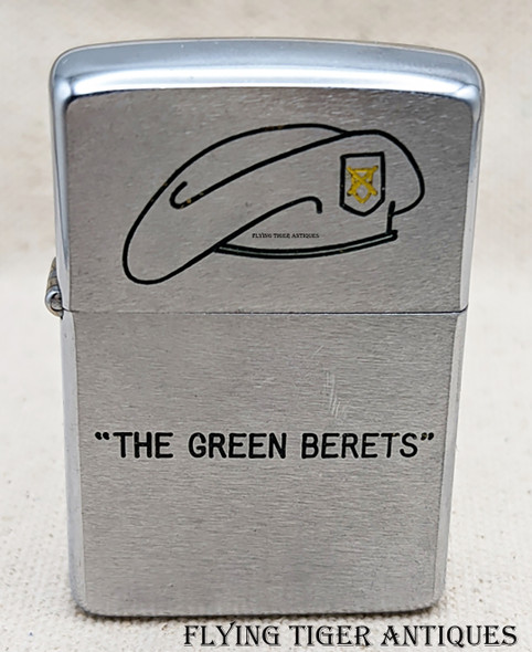 Ext Rare 1967 Stolen From John Wayne The Green Berets Zippo Lighter