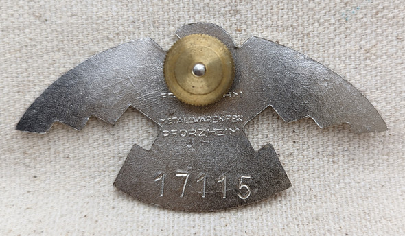 Nice 1950s USAE Labor Services Agency #'d Polish Labor Service Commemorative Badge