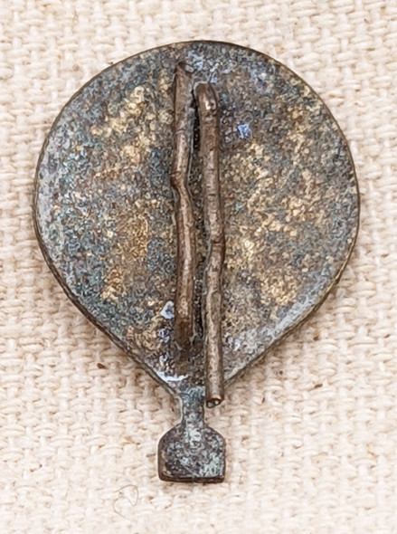 Ext Rare Pre-WWI Belgian Air Force Aerostier/Balloon Crew Enlisted Cap Badge