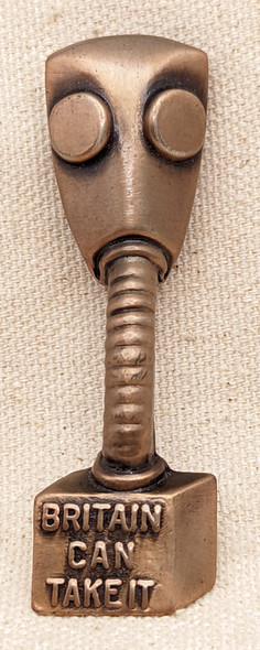 Large Rare Early WWII Britain Can Take It Bundles For Britain Pin Clip in Near Mint Cond