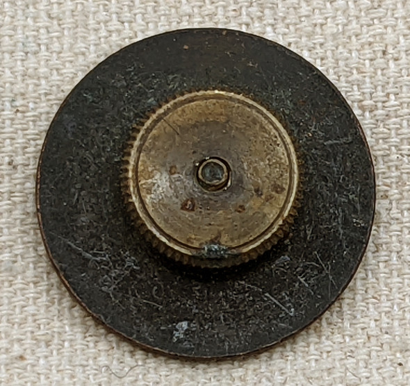 Rare WWI USMC Enlisted Man Right Collar Disc Latitude Lines Only