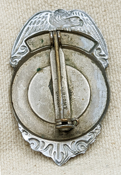 Ext Rare WWII US War Department UNITED NATIONS Guard Badge #1001