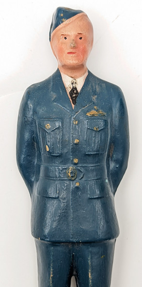 Great WWII RCAF Pilot Souvenir Statue from RCAF Station Hamilton WWII Facility