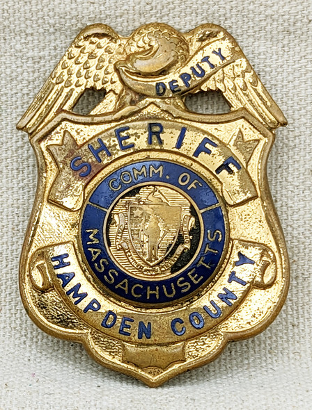 Cool Vintage Early 90's Palm Beach. FL Deputy Sheriff Badge by