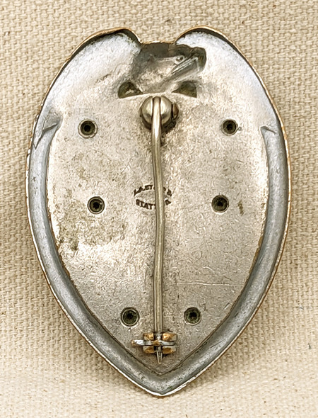 Nice Late 1940s Modesto CA Police Reserve Shirt size Badge #29 by LAS&S CO