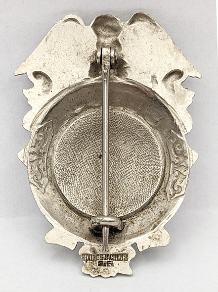 Great 1910s - 1920s Washoe Co NV Deputy Sheriff Badge Lucky Number 13