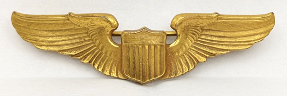 Rare VERY Early 11/19/41 C.C. Moseley Presentation Civilian Pilot Instructor Wing of James P. Kurten