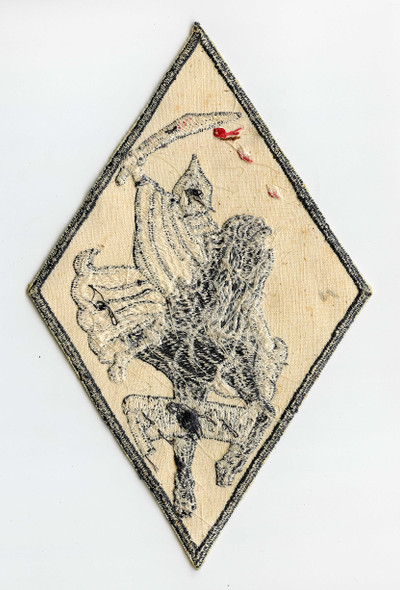 Nice 1960s USN VF-142 Ghost Riders Japanese Made Fighter Squadron Patch