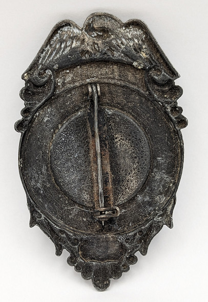 Rare LARGE WWII era Denver Colorado Auxiliary Fireman Badge #1 !!!