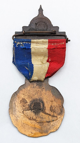 Rare 1912 National Progressive Convention Press Badge Teddy Roosevelt