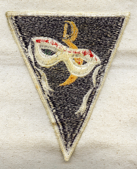 Rare Large USN Korean War VF-821 Jacket Patch Corsair & Cougar Squadron