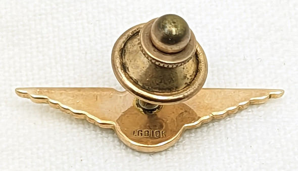 Late 1950s Delta Airlines 15yer Service Wing in 10K by Balfour