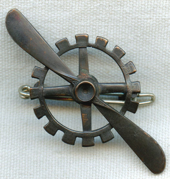 BEING RESEARCHED  Australian? Aviation Mechanic? Badge NOT FOR SALE TIL IDed