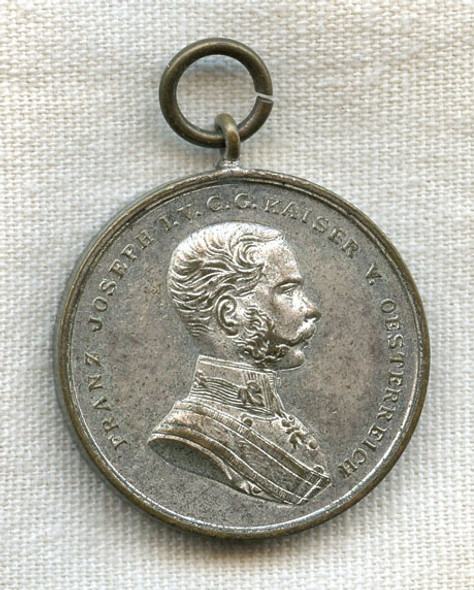 WWI Austrian Franz Josef Silver Medal for Bravery