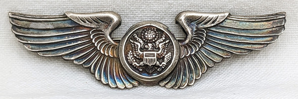 Nice Early WWII USAAF Air Crew Wing in Sterling by Orber