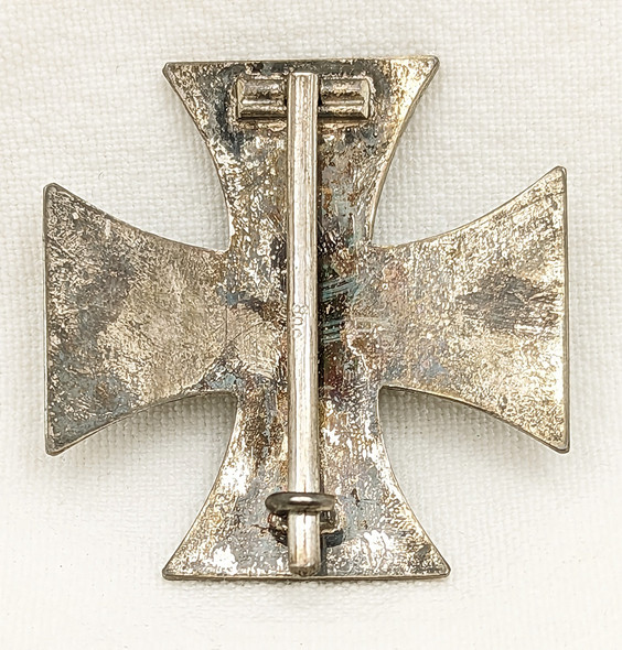 Beautiful WWI Imperial Prussian Iron 1st Class Vaulted 800 Silver Private Purchase Type