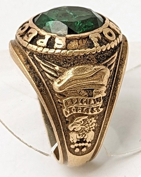 Great Vietnam War Era US Army Special Forces 10K Gold Ring Found in NC near Fort Bragg