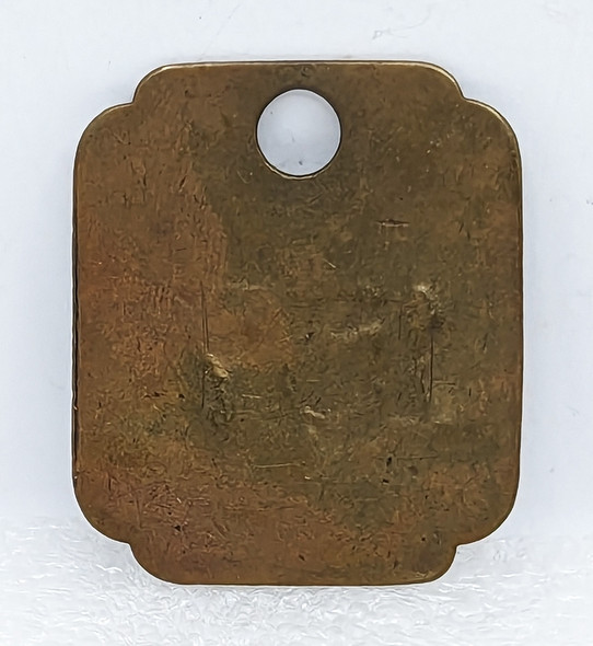 ca 1910s-20s Inspiration Smelting & Refining Co Brass Miner Tag Insp AZ Now Miami AZ