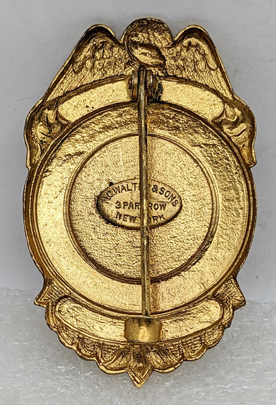 1920s-30s Brooklyn NY Dept of Parks Playground Director Badge #138 by Walter & Sons